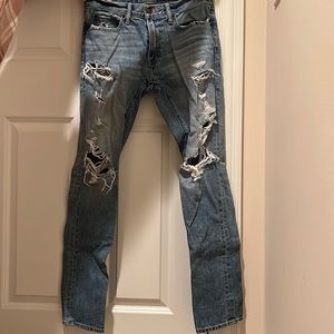 Abercrombie and Fitch skinny jeans, 31 waist, 32 length
